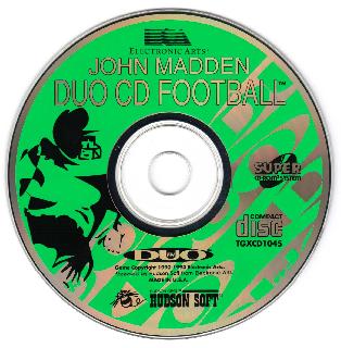 Screenshot Thumbnail / Media File 1 for John Madden Duo CD Football [U][SCD][TGXCD1045][Electronic Arts][1993][PCE][tolvatar]